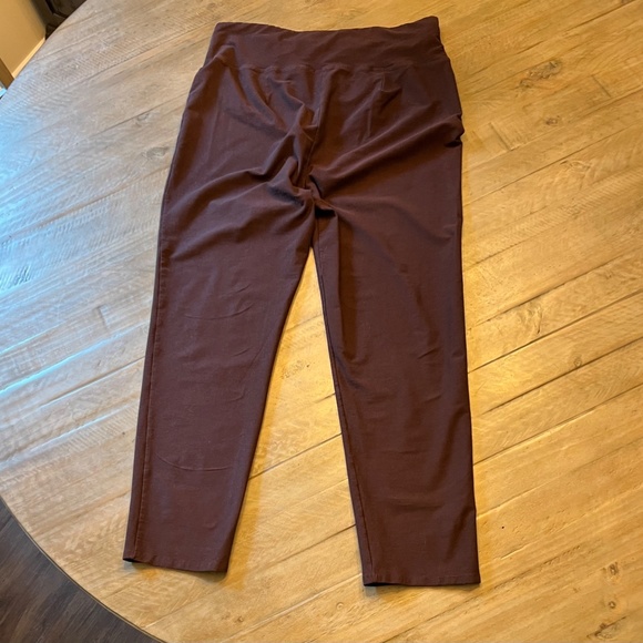 Eileen Fisher Washable Stretch Crepe High Waisted Pant - Size Large - Picture 4 of 6